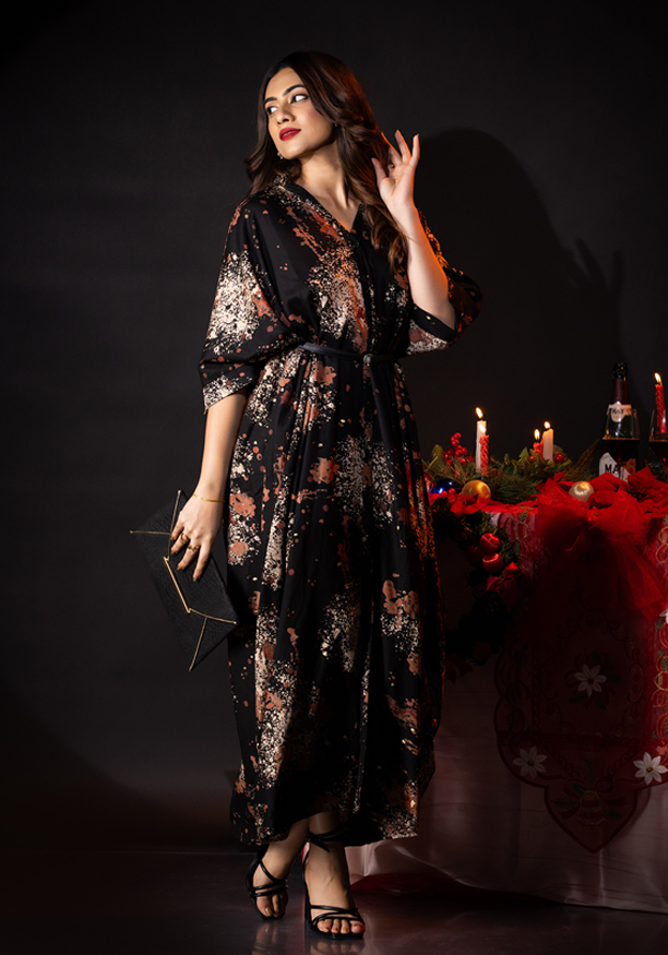 ANALIA BLACK SHORT DRESS